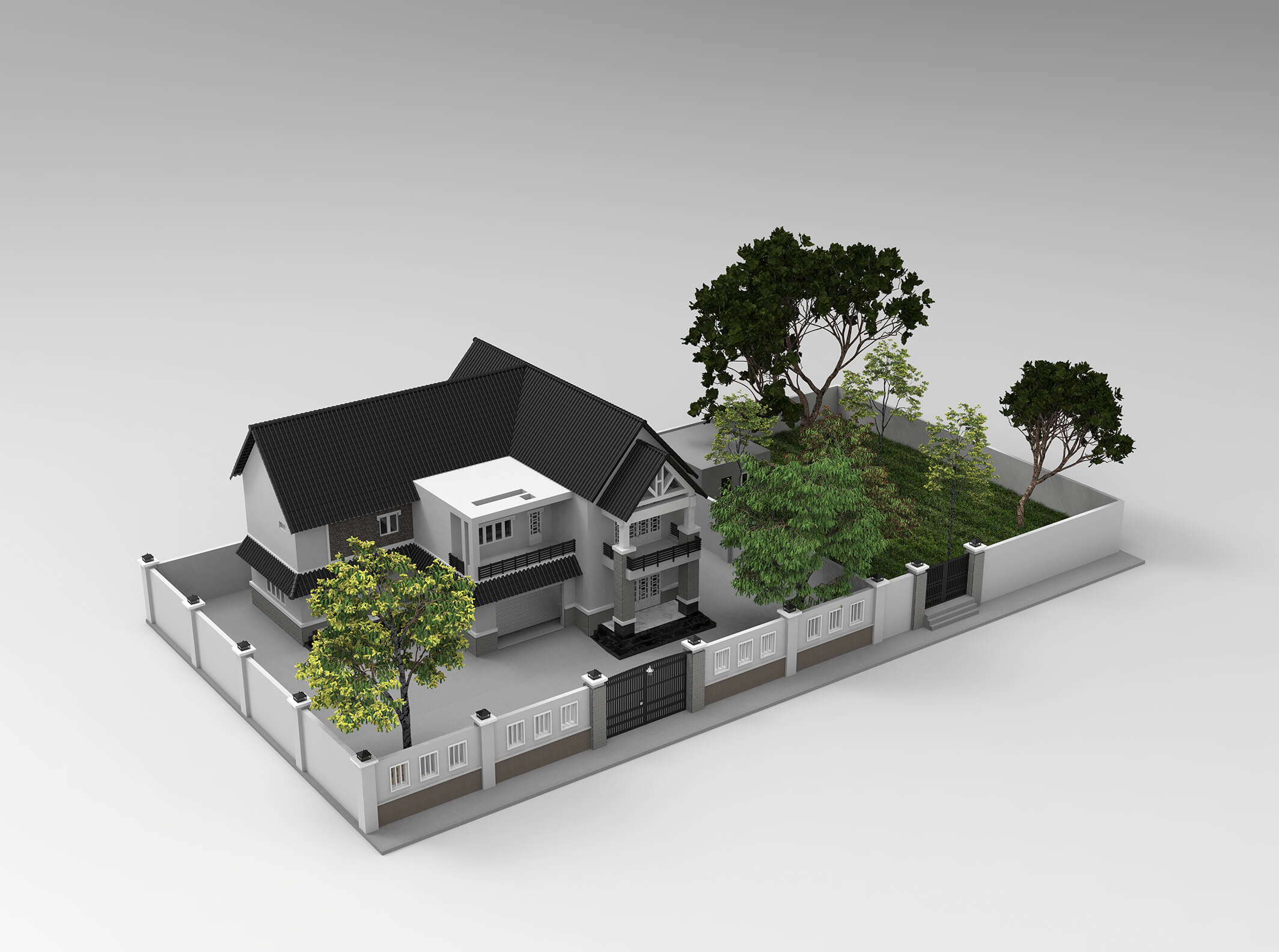 My House — perspective front