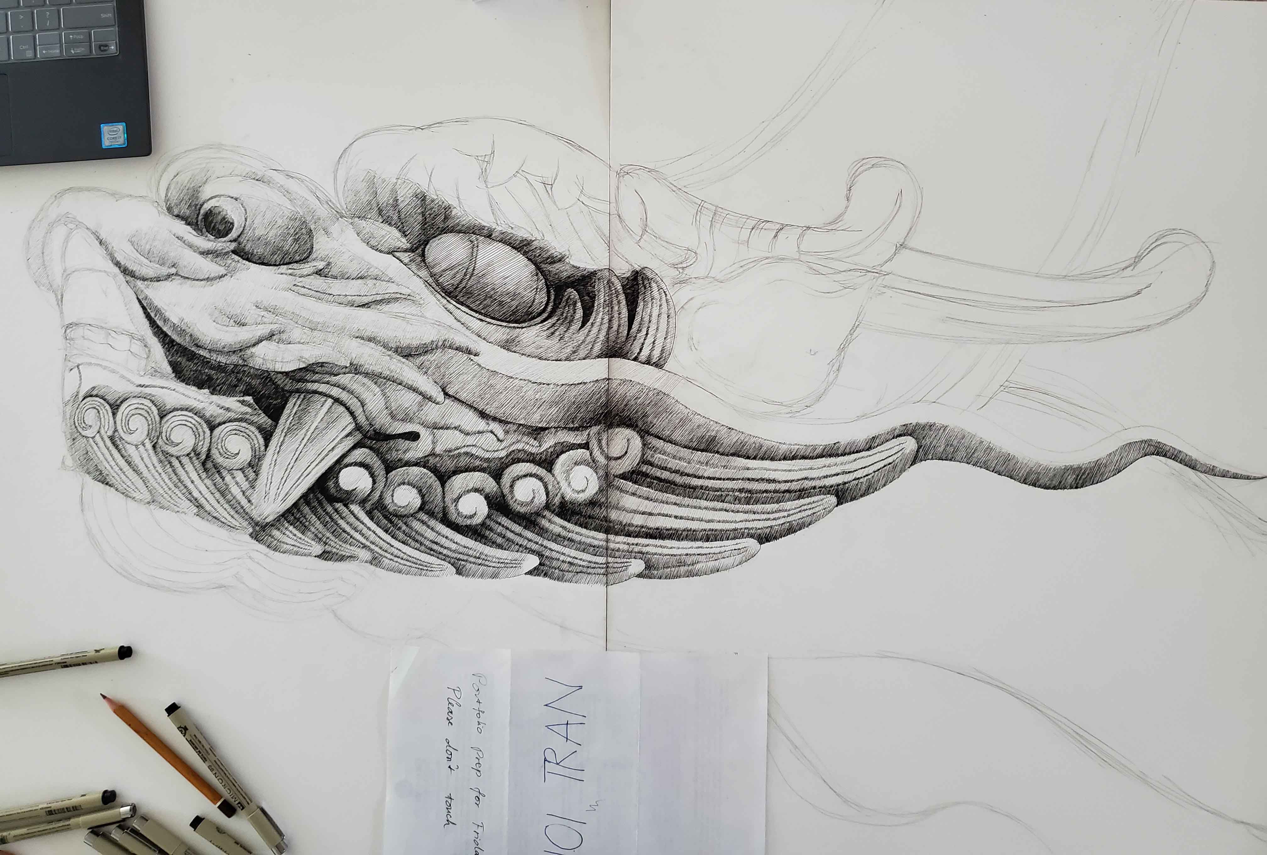 Dragon head