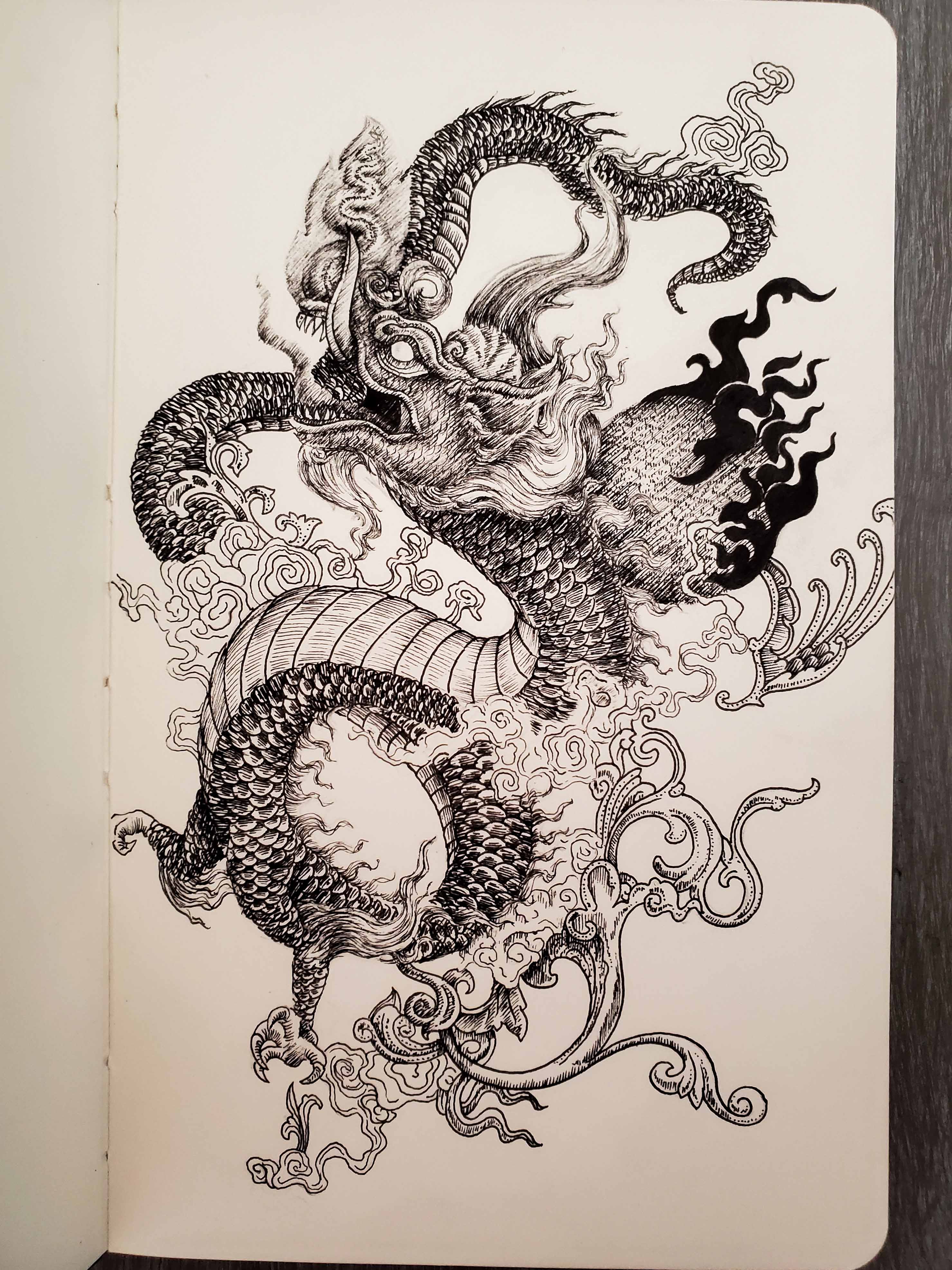 Dragon sketch