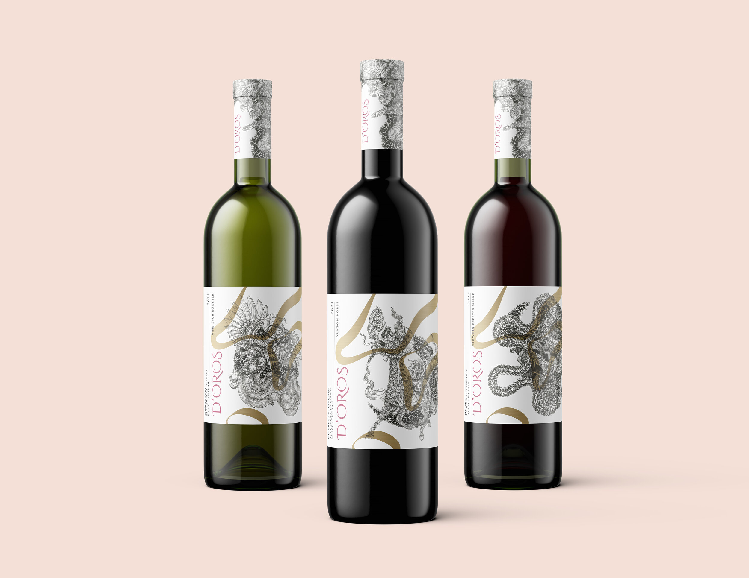 Triple bottles