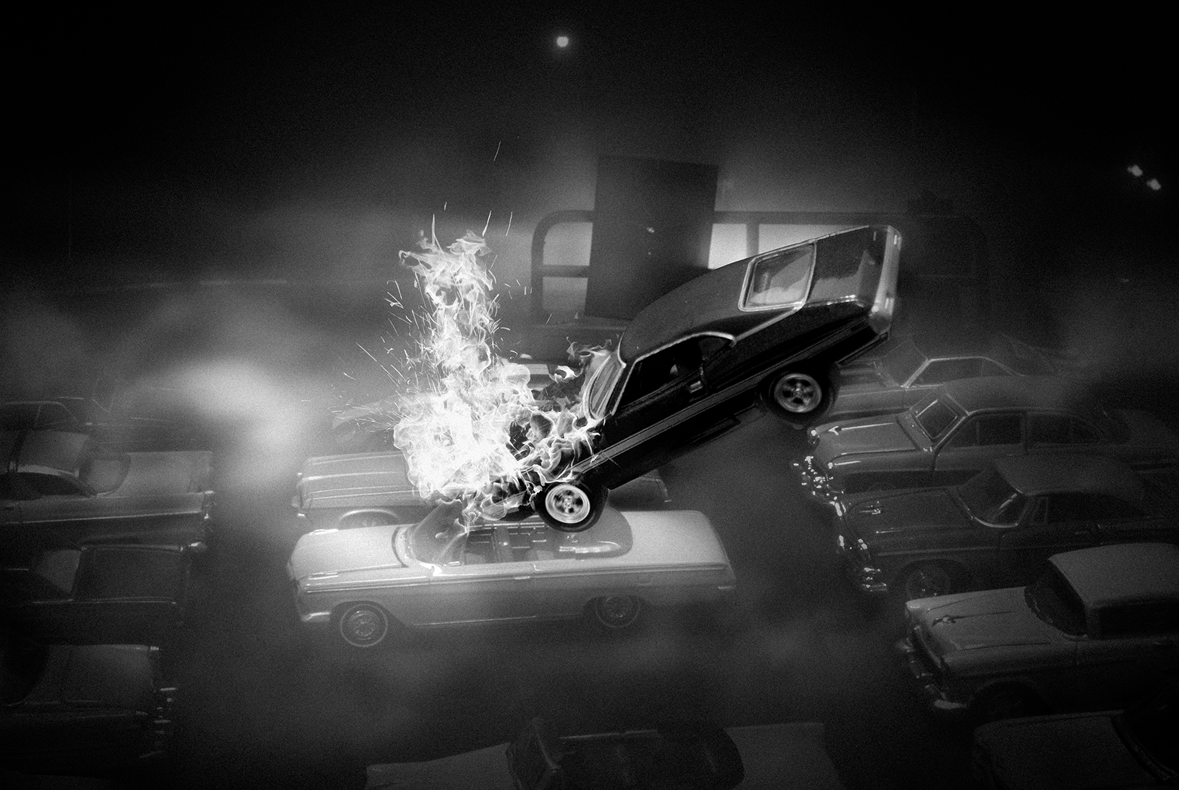 Fire B&W