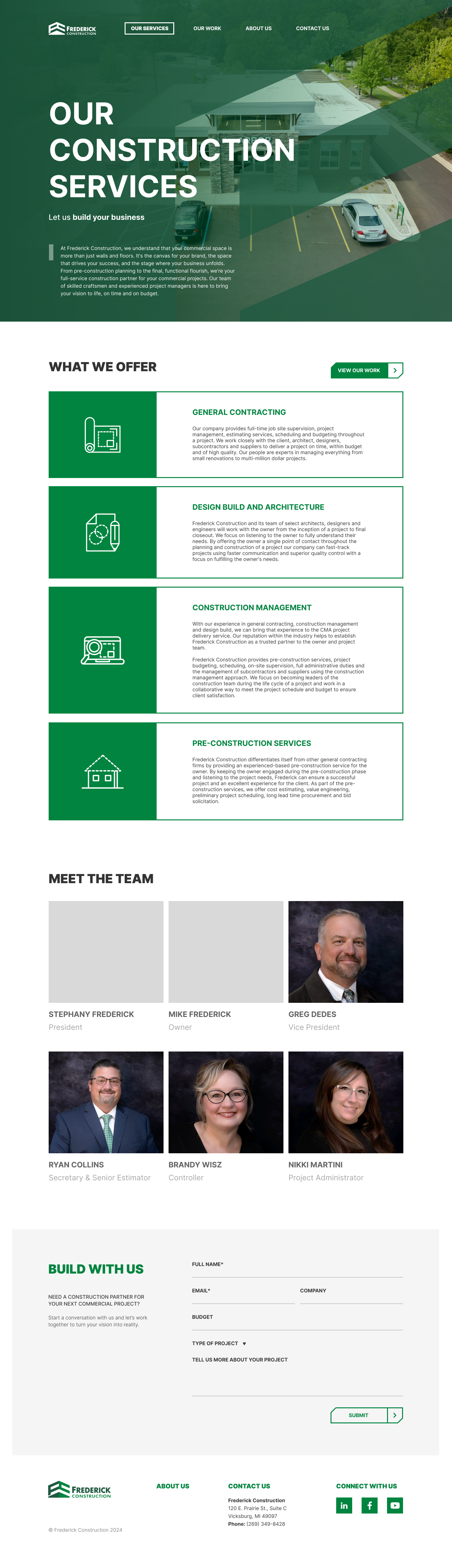 Construction services