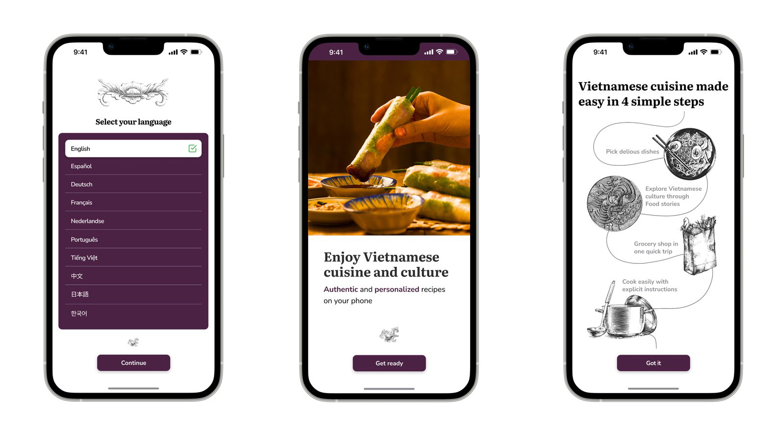 Main features and onboarding