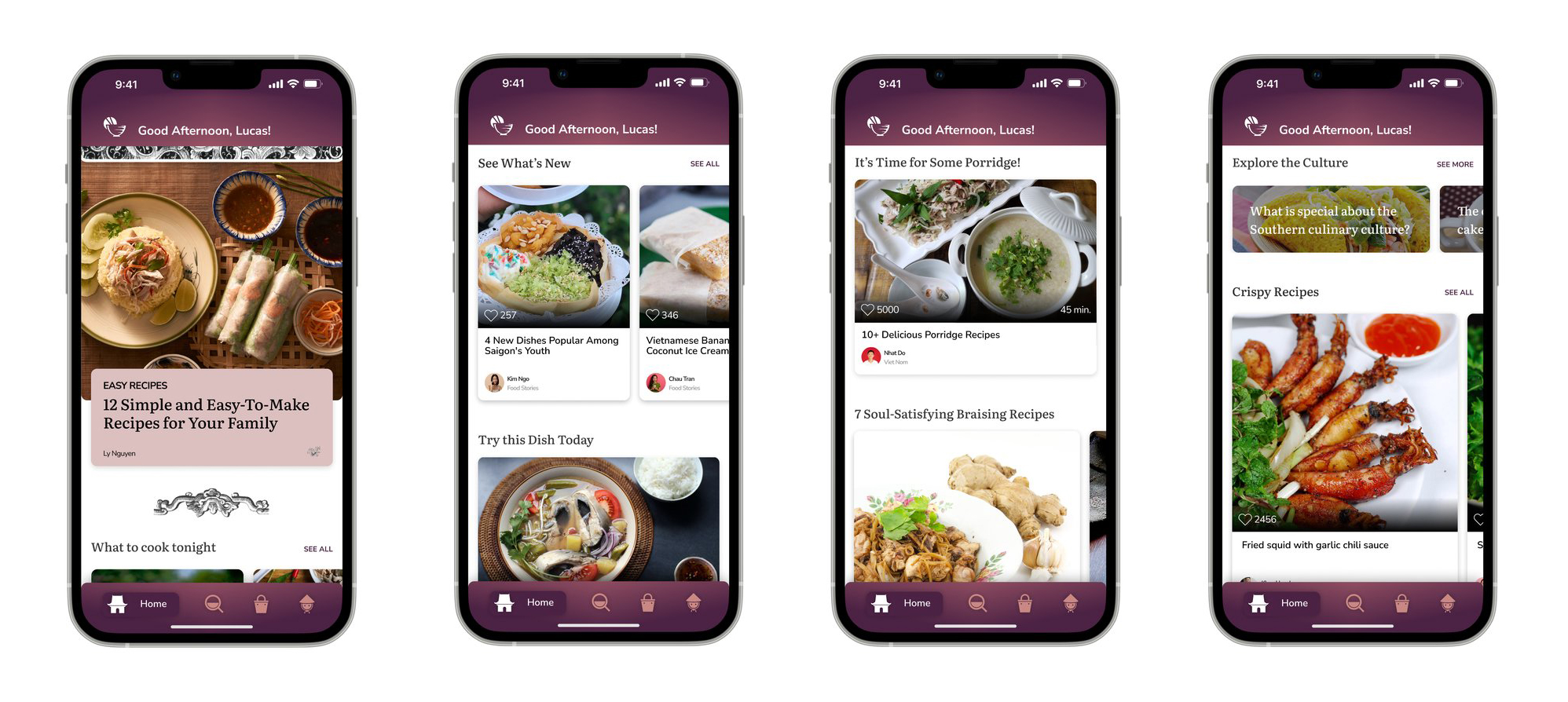 Recipe feed